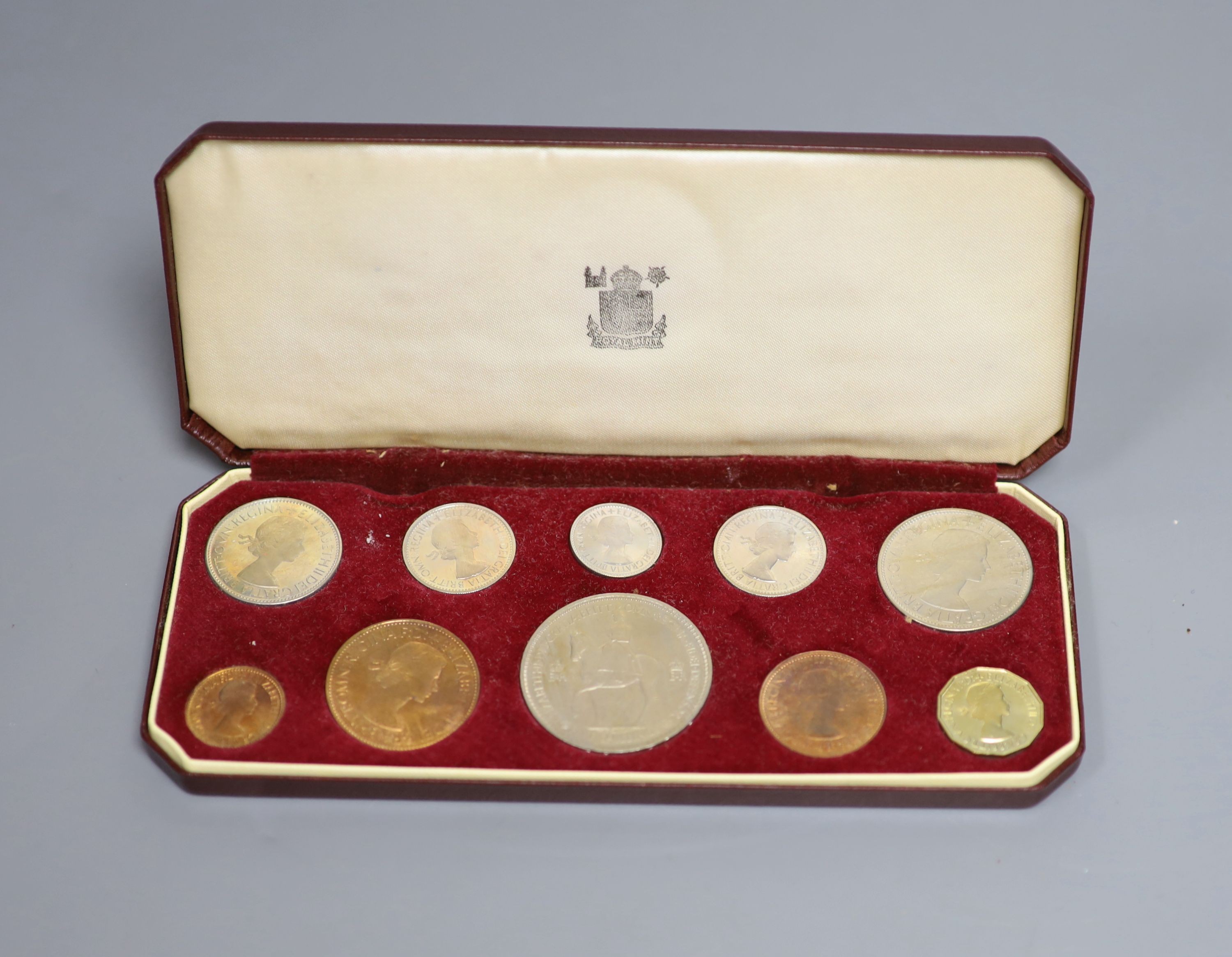 A QEII coronation proof coin set 1953